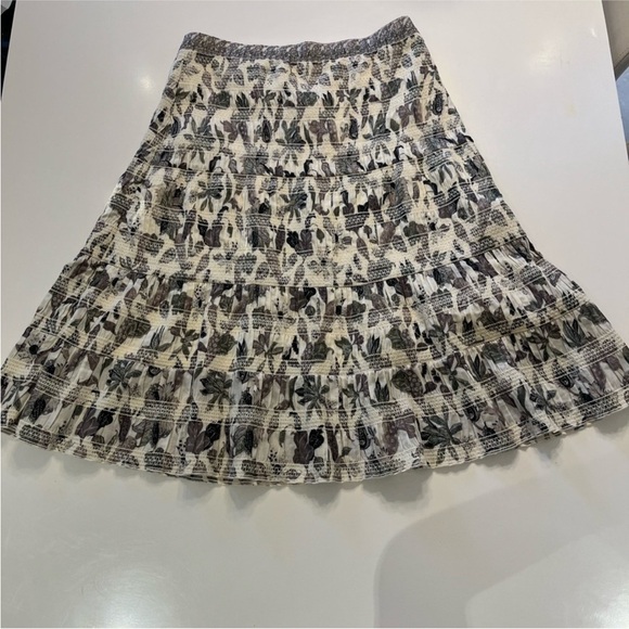 Tory Burch Skirt smocking A line S/M - Picture 5 of 5